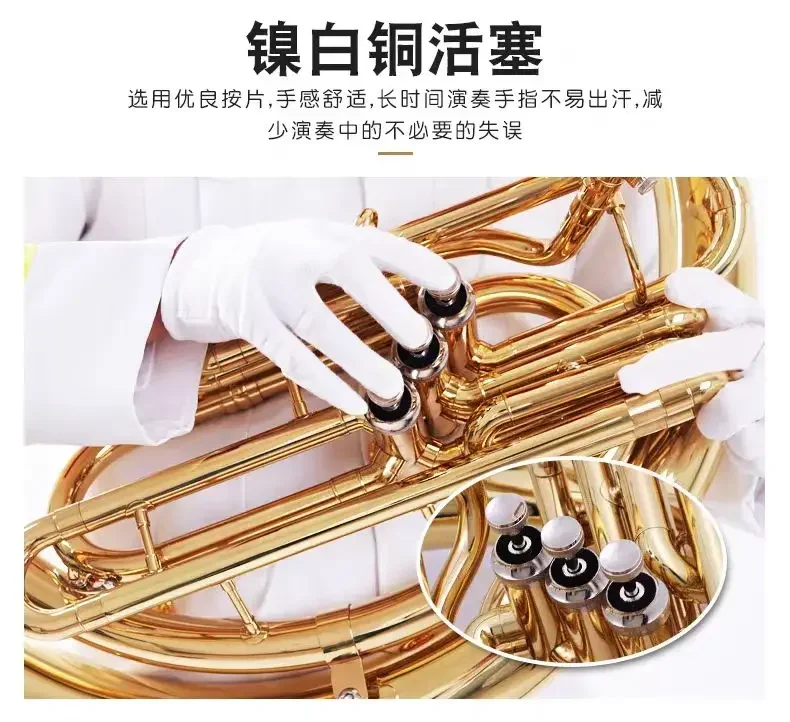 2025 Venta caliente profesional BBb Sousaphone todo grado de banda de marcha de cuerpo de latón