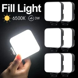 Mini Portable LED Selfie Light Ring for IPhone Samsung IPad Laptop Flash Fill Lights Video Photo Ringlight Photography Vlog Lamp