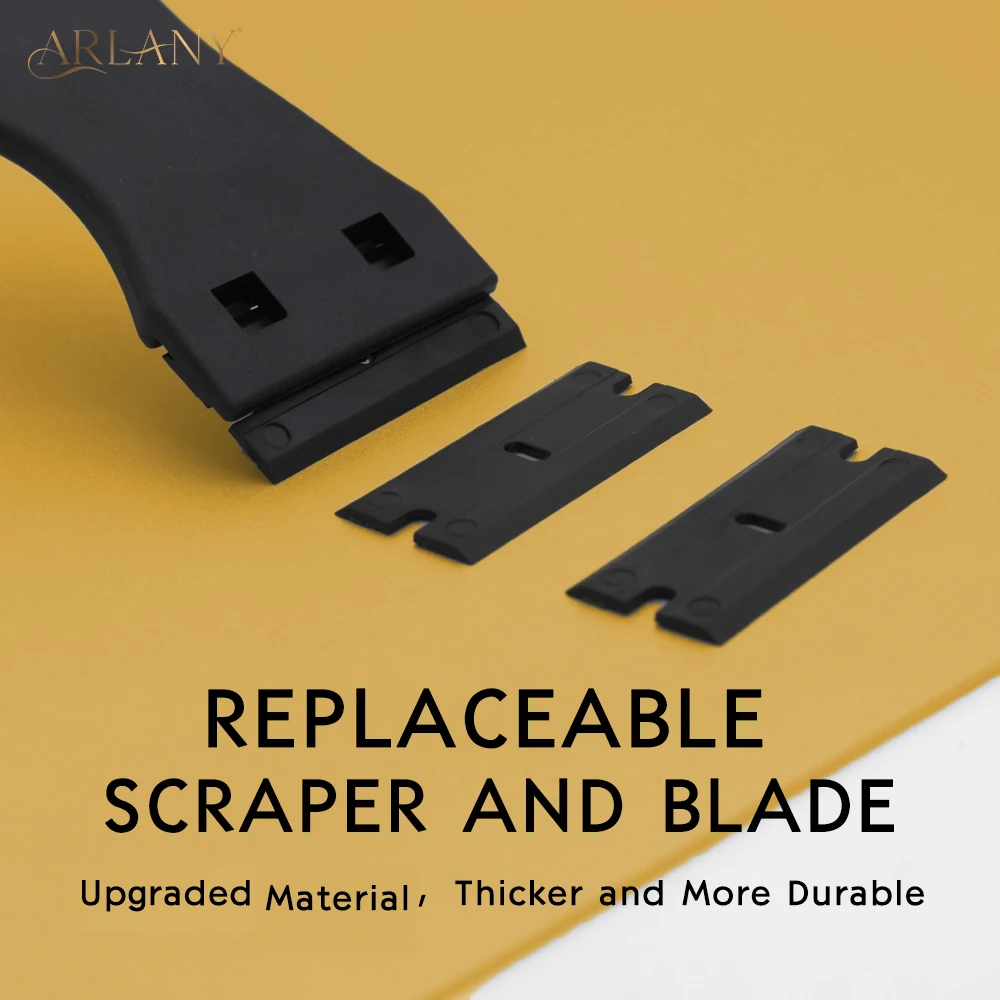 ARLANY Hair Extension Tape Remover Kit with Tape Remover Board and Plastic Scraper Tool Metal Operation Board for Tape Ins