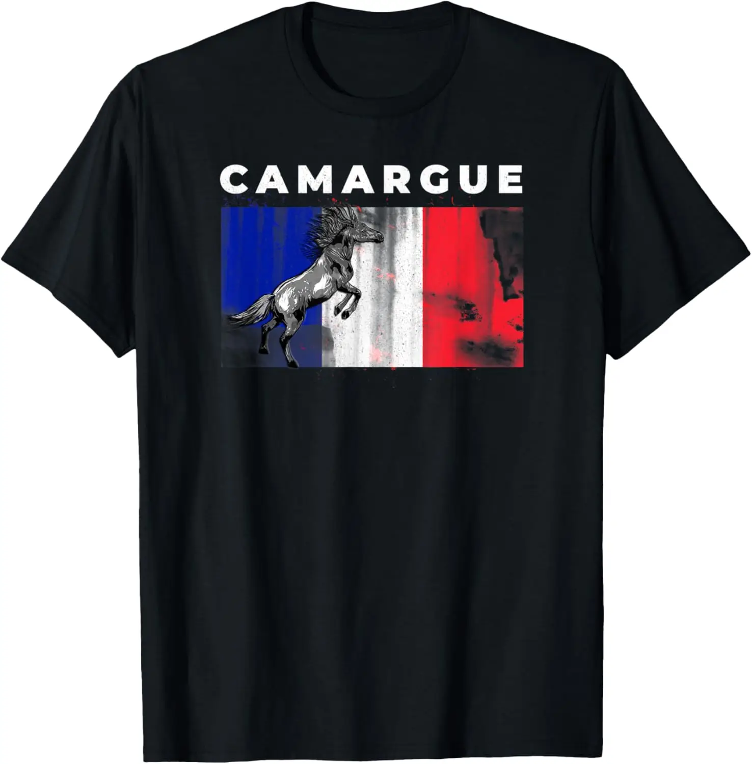 Camargue Französisches Pferd T-Shirt