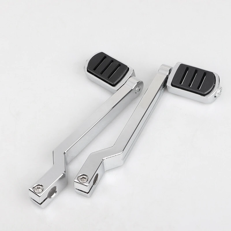 Chrome Heel Toe Shift Lever Shifter Pegs Replacement Accessories Fit For  Softail Fat Boy Road King