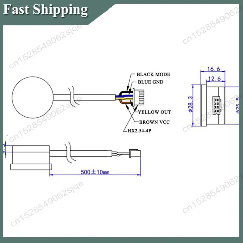 -ABKM XKC Y25 T12V Liquid Level Sensor Switch Detector Water Non Contact Manufacturer Induction Stick Type Durable XKC-Y25-V