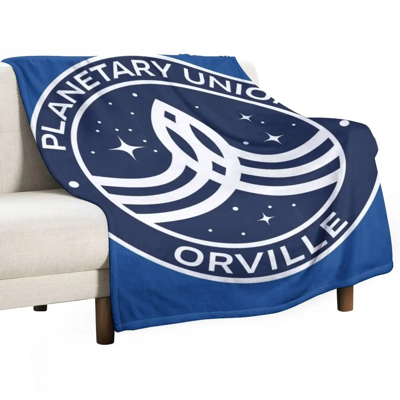 

The Orville -Planetary Union Logo Throw Blanket Fashion Sofas Decorative Sofa Blankets