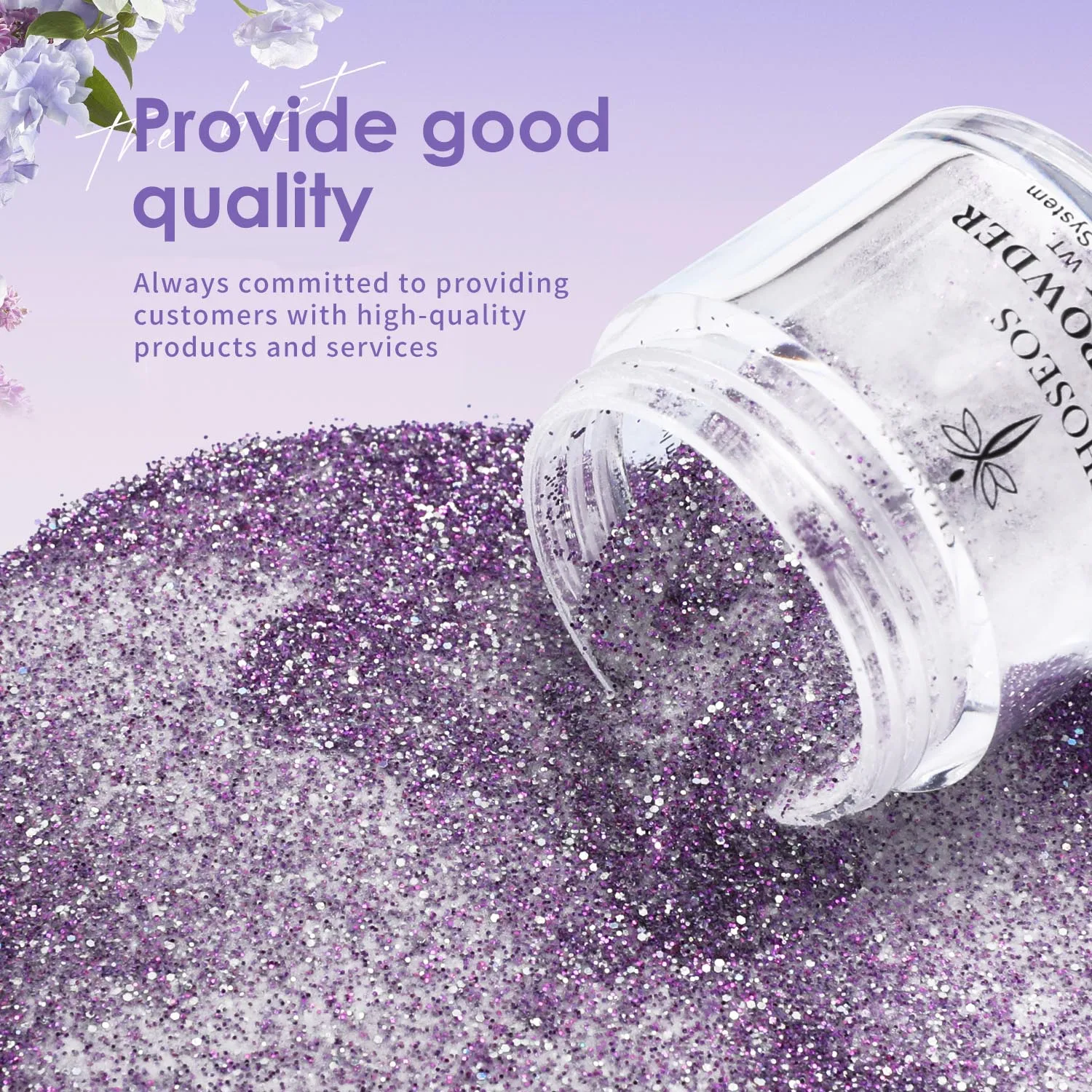 เล็บ 6 สี DIY ประติมากรรมผงสีคริสตัลเล็บผง 6 สีชุดประติมากรรมผง 10g ขวด