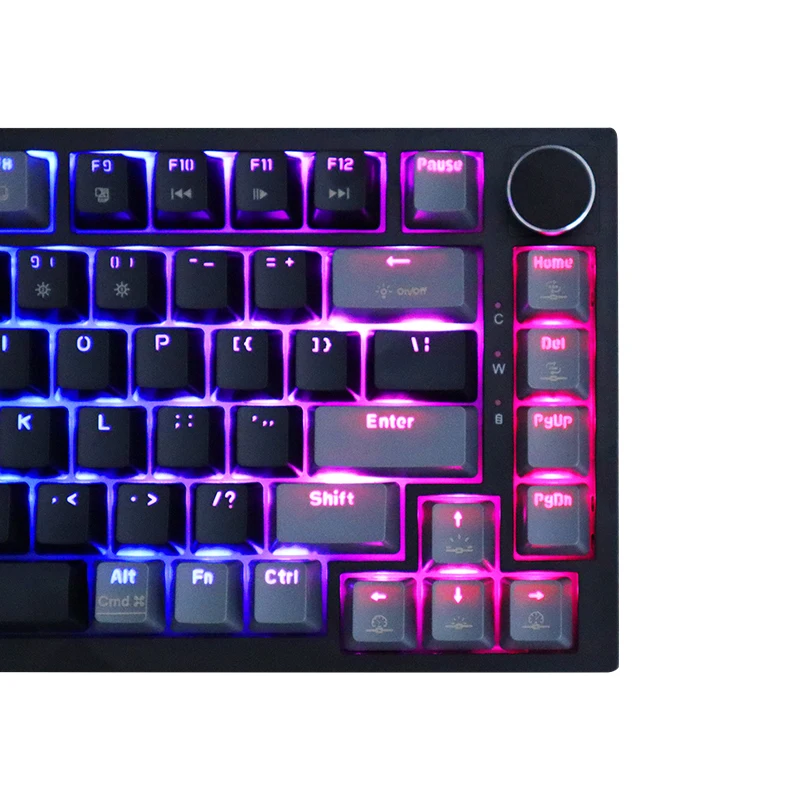 Imagem -06 - Teclado para Jogos de Venda Quente de 82 Teclas Teclado Mecânico de Três Modos Rgb Hot-swap