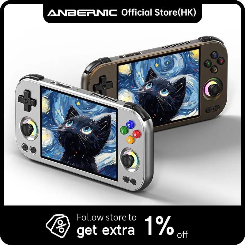 

Anbernic RG 477M Ретро портативная игровая консоль 4,7-дюймовый сенсорный экран RGB Android 14 Размер 8300 Игровой плеер из алюминиевого сплава с ЧПУ