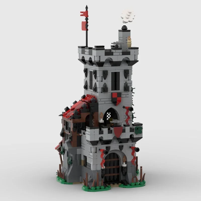 

New877pcs MOC Wolfpack Outpost Castle Архитектура Строительные блоки Модель Сборка игрушек забавные праздничные подарки