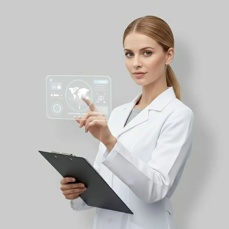 Blouse de laboratoire unisexe à manches longues, uniforme de médecin pour laboratoire universitaire d'hôpital