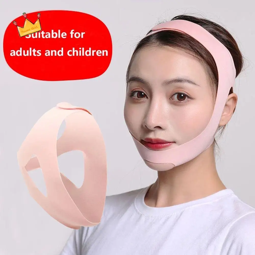 Herramientas de ayuda para dormir para hombres, herramientas de Estiramiento facial para dormitorio, soporte para dejar de roncar, cinturón para la barbilla, Estiramiento facial