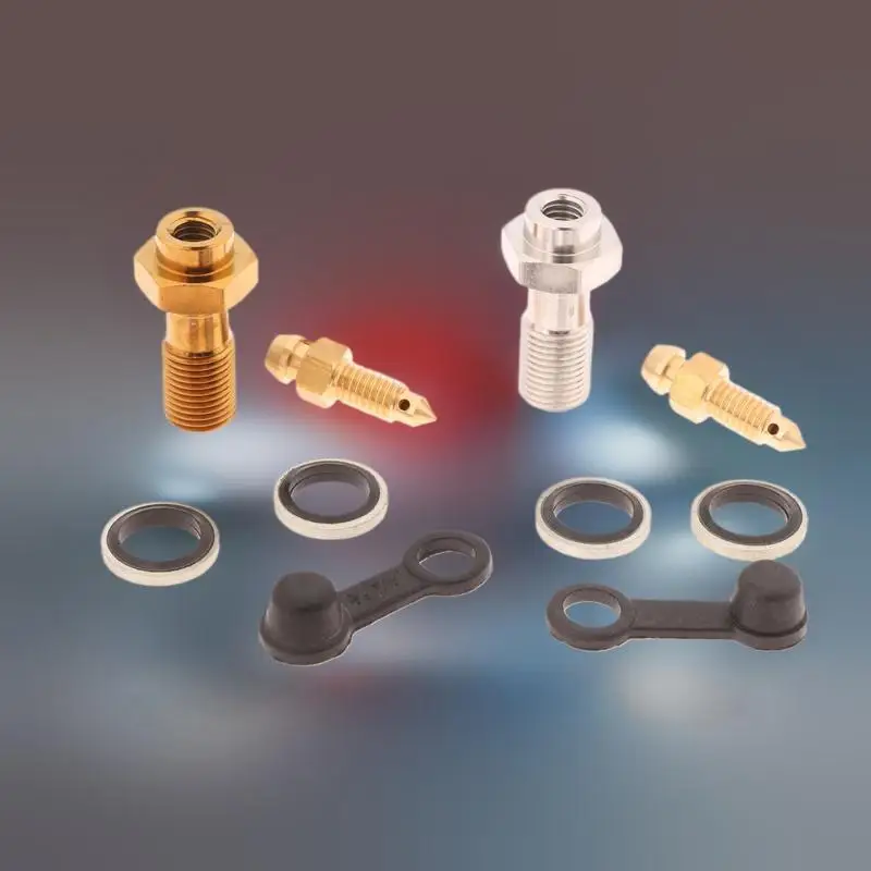 M10x1.25mm M10x1.0mm مسمار بانجو - لمضخة فرامل الدراجة، سهلة التركيب