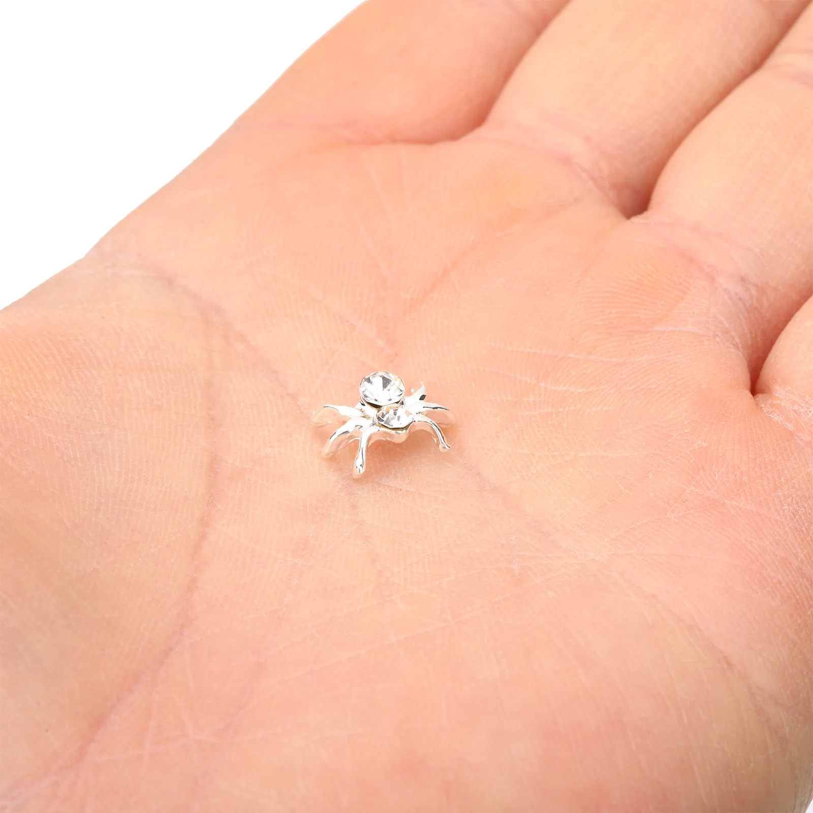 

30Pcs Spider Nail Charms DIY Alloy Nail Art Decorations Halloween Manicure Accessories Crafts Halloween Charms