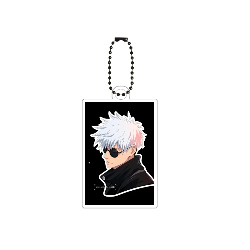 7Cm Anime Jujutsu Kaisen Satoru Gojo Yuji Itadori Keychain Cute Student Backpack Pendant Accessories Decorations Kawaii Gif