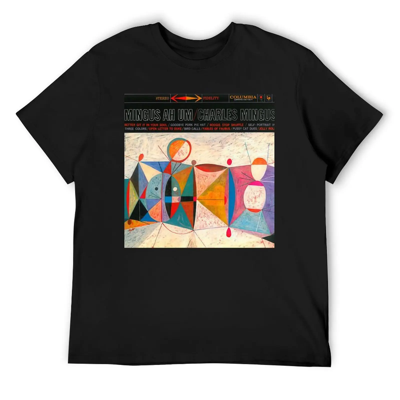 

Good Greatest Jazz Musician Double Bass Legend Charles Mingus Ah Um Retro T-Shirt Short sleeve tee oversized Men's clothing