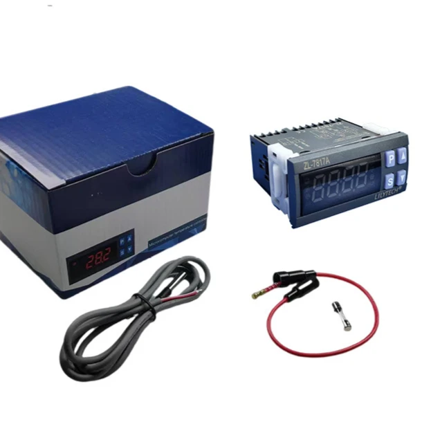LILYTECH ZL-7817A PID Temperature Controller Thermostat With Integrated SSR 100-240Vac Power Supply