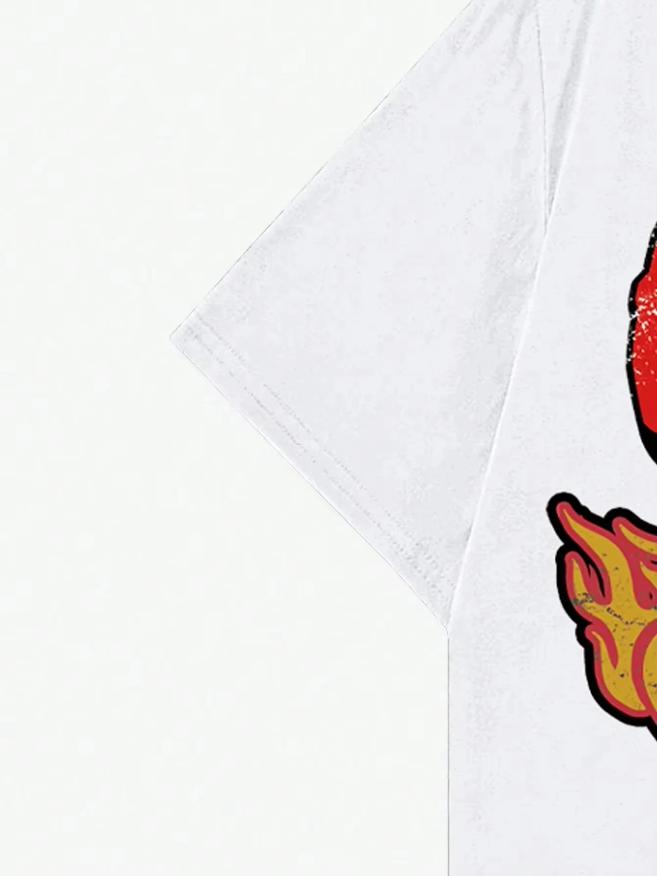 2026 جديد الأبيض طاقم الرقبة تي شيرت مطبوع لباس غير رسمي الشارع الأمريكي الهيب هوب عادية رياضية مريحة قصيرة الأكمام