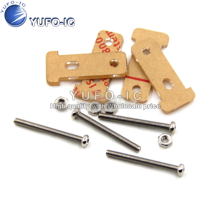 Fixed Bracket T Head With M3*30 Screw Nut Smart Car Chassis Acrylic Plate TT Deceleration Motor