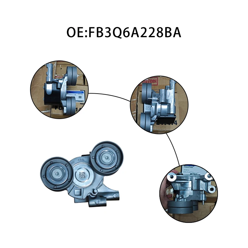 Car Part Belt Tensioner Pulley BB3Q-6A228-AD For Ford Ranger 2.2L 3.2L 2011 - 2019 Mk3 BT50 2012 BB3Q6A228AD FB3Q6A228BA