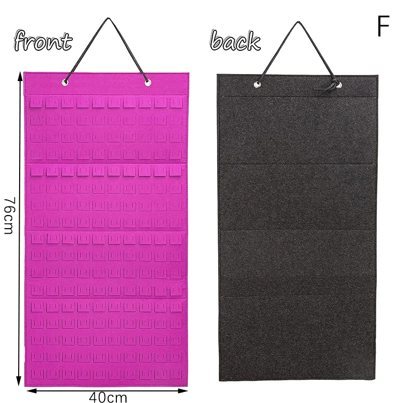 Soft Felt Hanging Organizer for Earrings & Necklaces