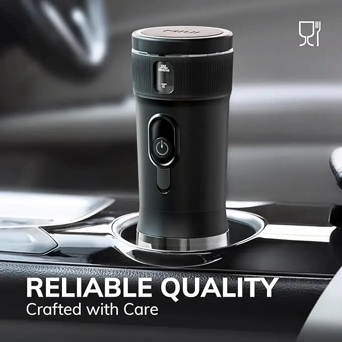 Портативная кофеварка, маленькая кофемашина для эспрессо, 12 В постоянного тока, дорожная кофеварка для автомобиля, легкий рюкзак для кемпинга