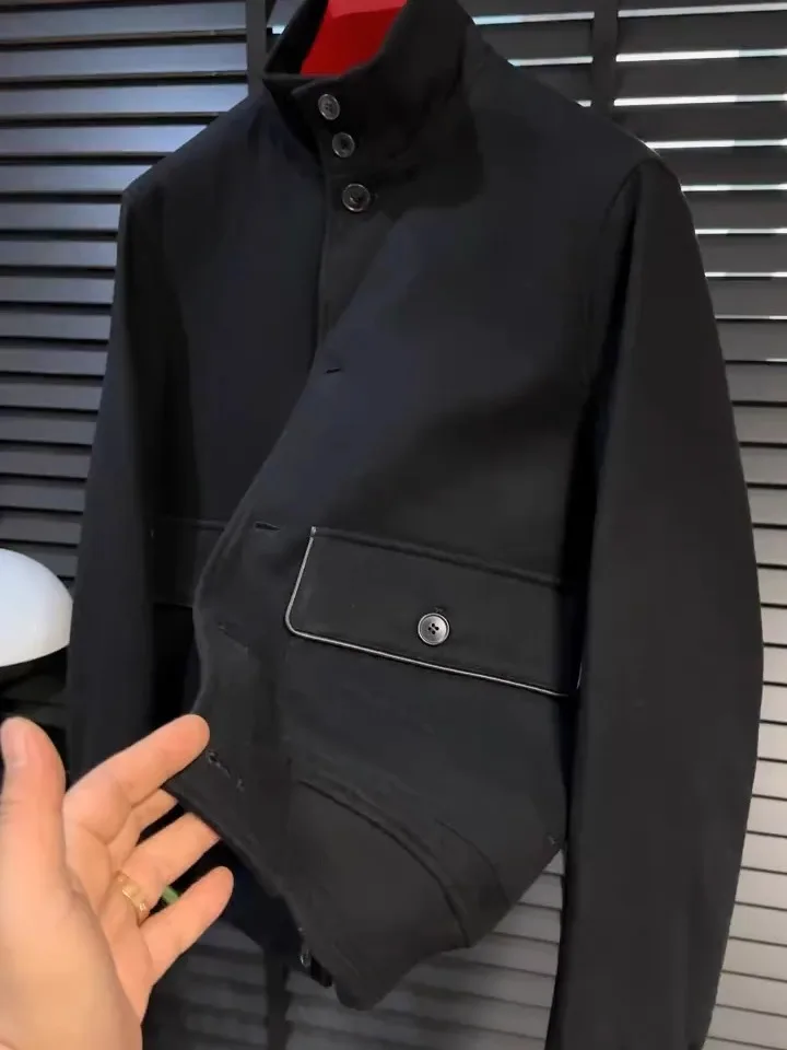 

Мужская осенне-зимняя новая куртка-пуховик с воротником-стойкой: комфортная, универсальная, премиум-класса, модная верхняя одежда