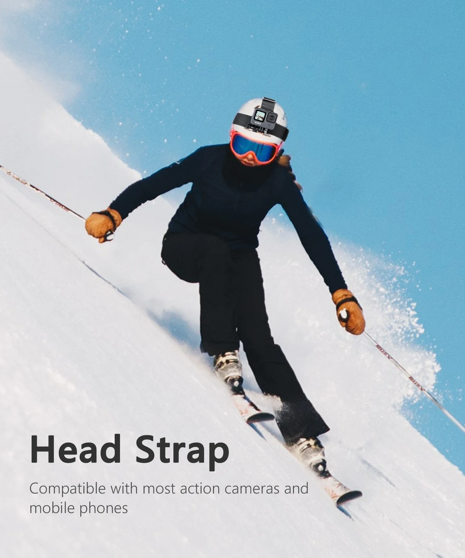 cerastes حزام للرأس قابل للتعديل العالمي الهاتف المحمول كليب إصلاح جبل ل Gopro بطل 10 9 8 7 6 آيفون شاومي سامسونج هواوي