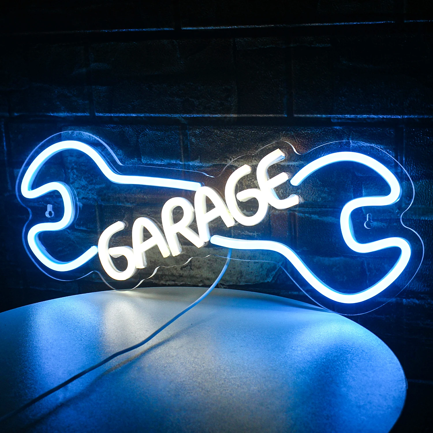 Garage Neon Sign Led Light Car Check Engine Repair Shop Neon Sign Led Light Bar Atmosphere Wall Decor Gift Lamps USB Switch