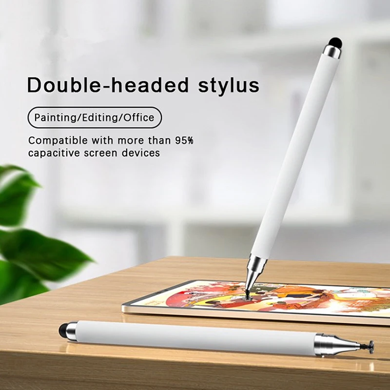 2 in 1 Universal Stylus Pen for Tablet Mobile Phone Pad Accessories Drawing Tablet Capacitive Screen