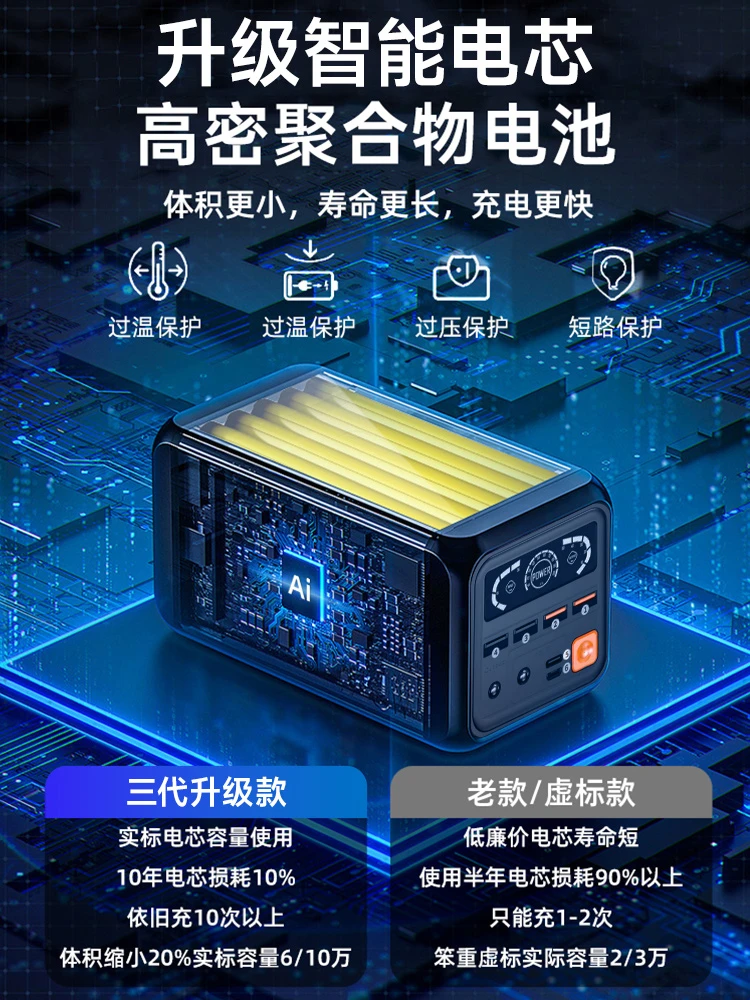 モバイル屋外電源,超高速充電容量,大規模機器,100000 mah,220v,10,000 mah,100w