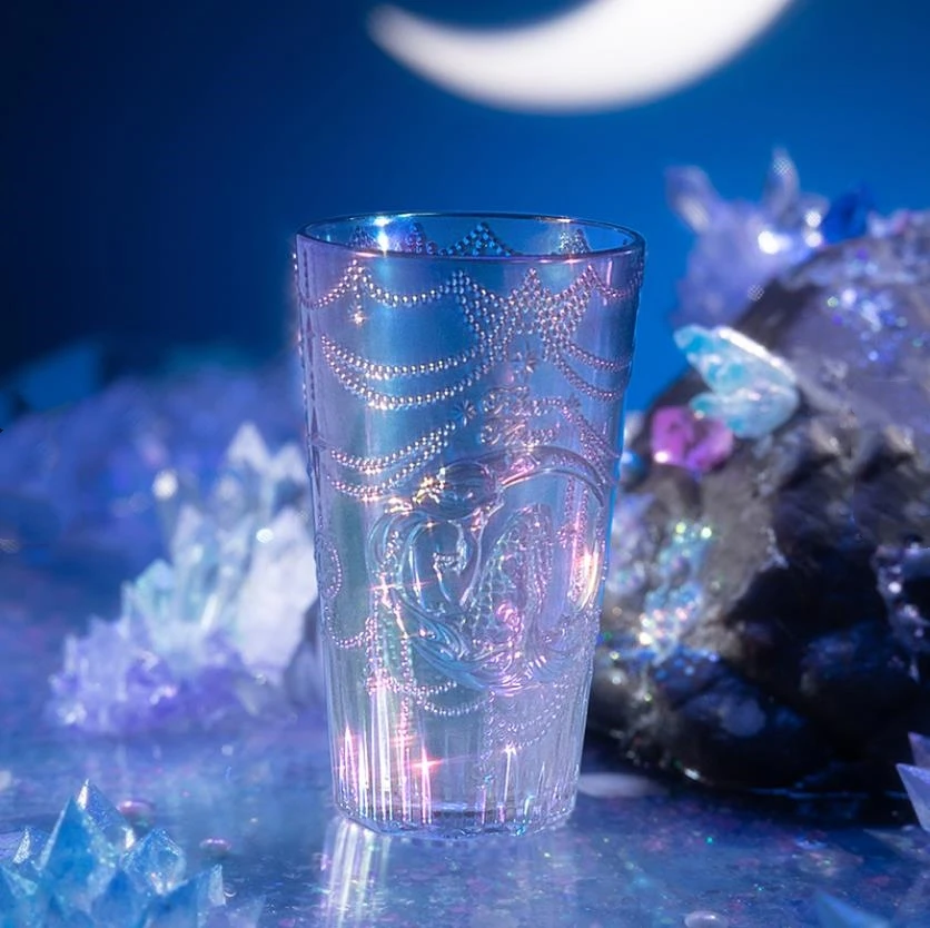 Fiore sa acqua fredda tazze da tè tazza Moonlight serie sirena colore sfumato 450ml regalo Texture rilievo scultura squisita