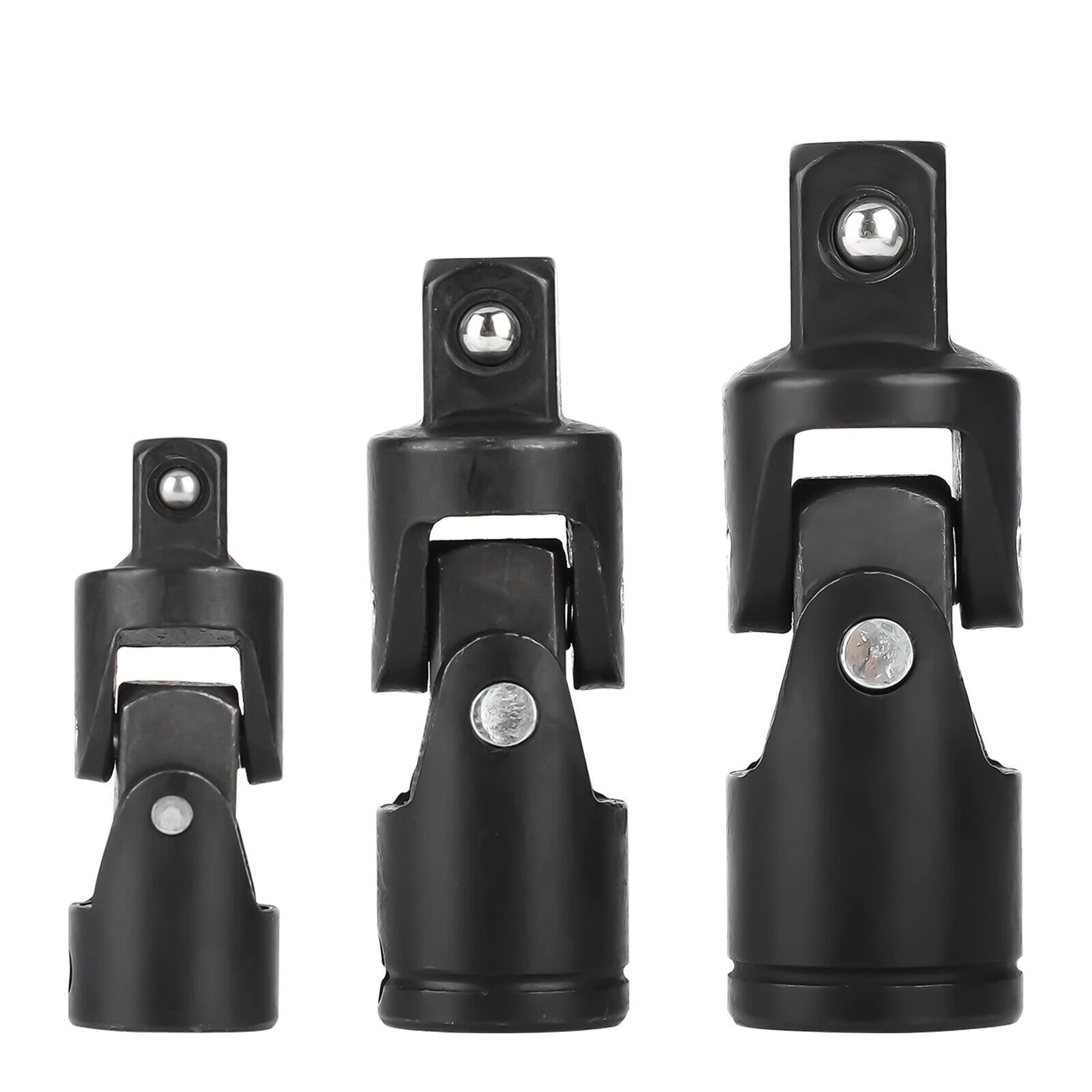 

3 шт. 1/4 "3/8" 1/2 "универсальный шарнирный набор головок привод поворотный ударный универсальный удлинитель шарнира электрический гаечный ключ адаптер инструмент