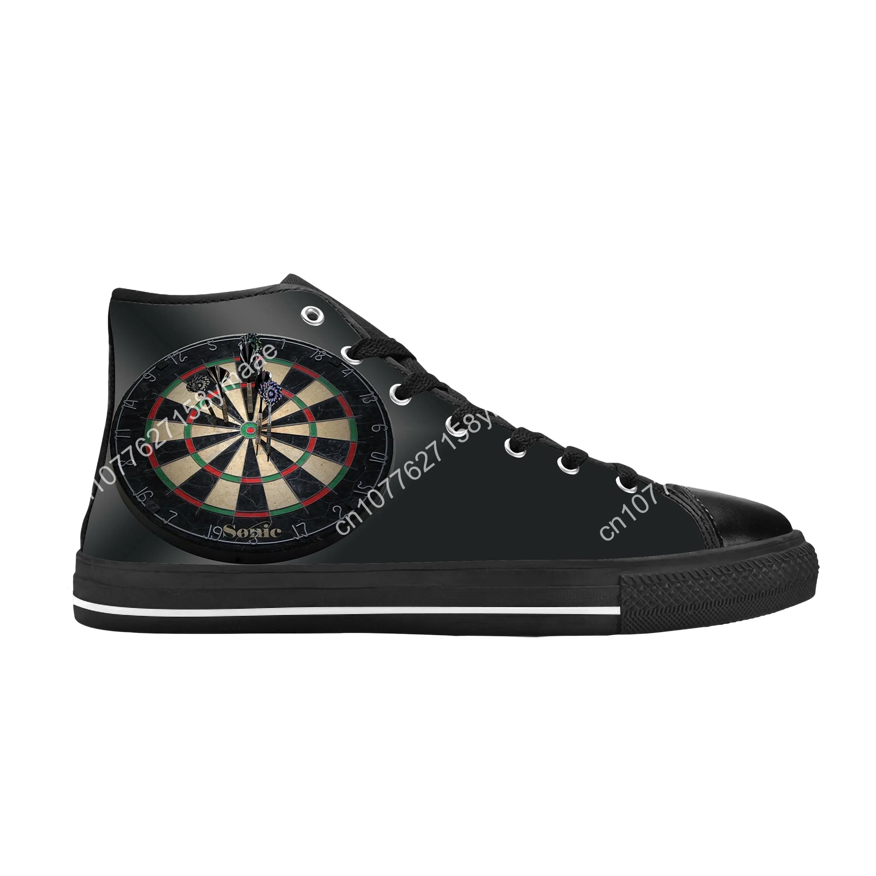 Game Sport Darts Dartboard Dart board Target Cool Casual Cloth Shoes High Top Comfortable Breathable 3D Print Men Women Sneakers