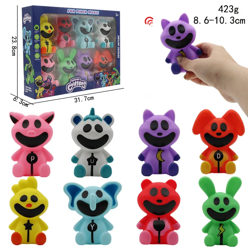 Anime nachtmerrie critters Lachende Critters Figuras Hoofdstuk Catnap Catnat Game Figures 3-5 inches PVC Model speelgoed set Kids Geschenken