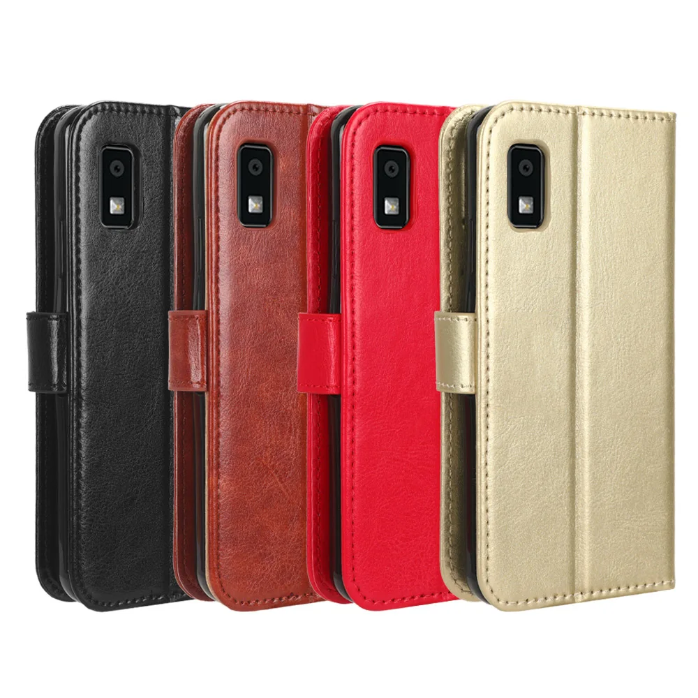 For Sharp Aquos Wish3 Case Luxury Leather Flip Wallet Phone Case for AQUOS WISH Wish 3 Stand Function Card Holder Magnetic Cover