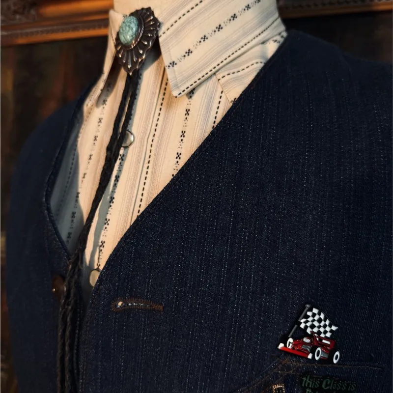 Lässige amerikanische Retro-Arbeitsweste im Amekaji-Stil, gewaschen, alt, mit mehreren Taschen, für Herren