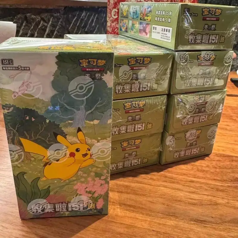 

Official Gem Pack Vol.1 Scarlet And Violet Trading Ptcg Bag Box Hi Deck Ibrahimovic Collection Cards Custom Toys Gifts