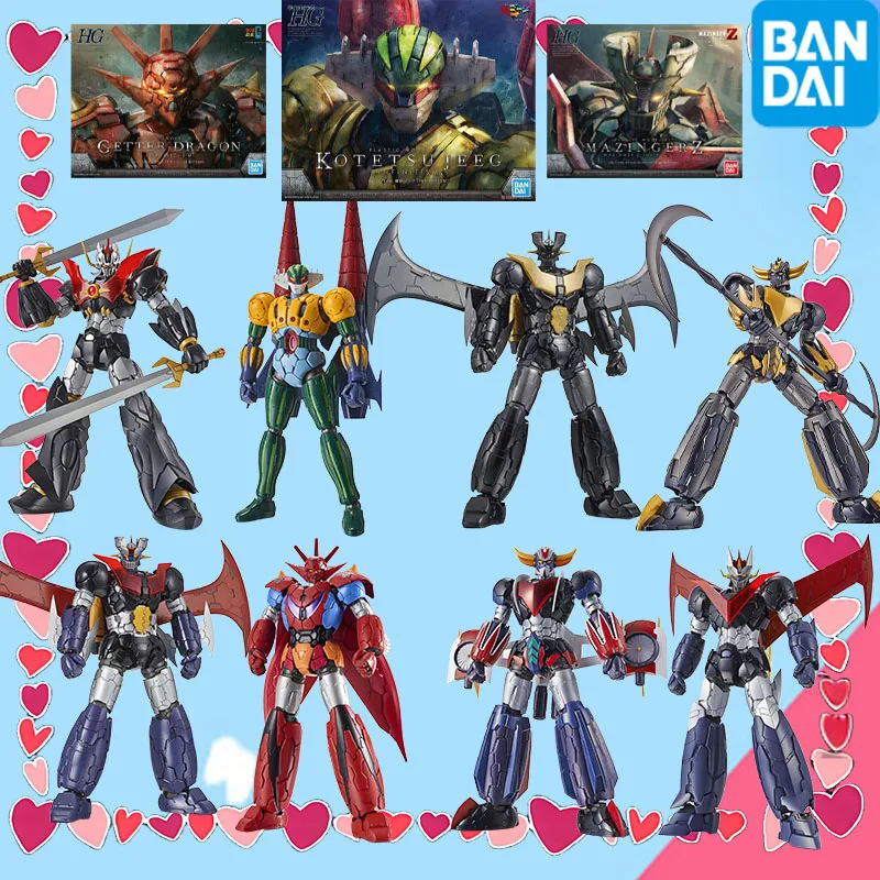 

Bandai Original GUNDAM HG Series INFINITISM KOTETSU JEEG MAZINGERZ Anime Action Figure Assembly Model Toys Collectible Model