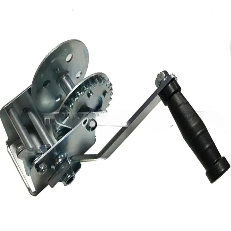 

small manual hand crank winch 500 800 1200 1600 lbs Boat Truck Auto Manual Winch Tool Lifting Sling lifting tools 1PC