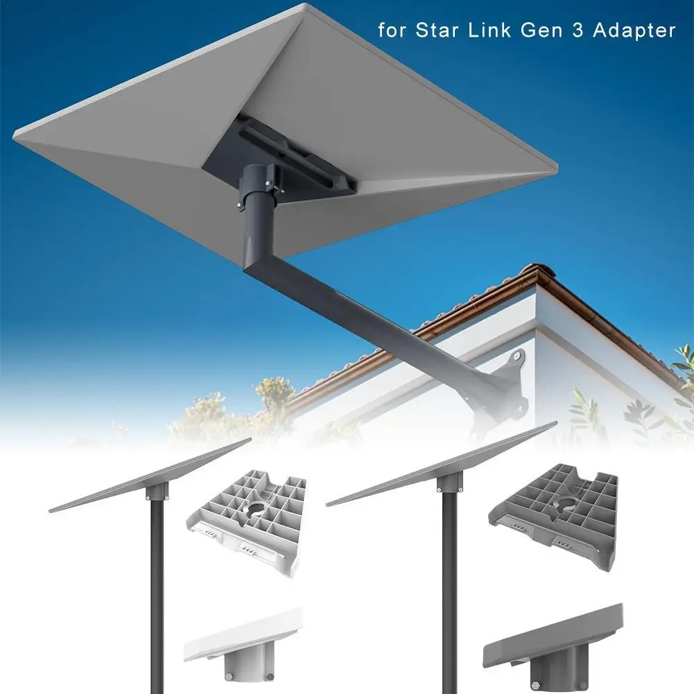 For Star Link Gen 3 Adapter Satellite Equipment Bracket Wall Mounted For Internet Satellite V3 Installation Bracket Accessories