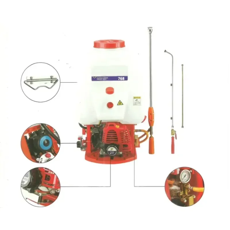 Agricultural sprayer 768 portable knapsack TU-26 power 25L gasoline engine sprayer