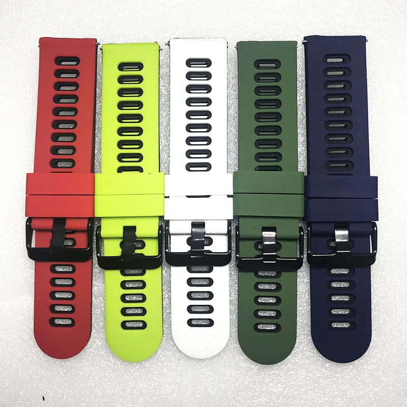 20mm 22mm Sport Strap For Samsung Galaxy Watch 7-FE-6-5-pro-4-Classic band 40mm 44mm silicone bracelet huawei watch GT 5/4/3/2