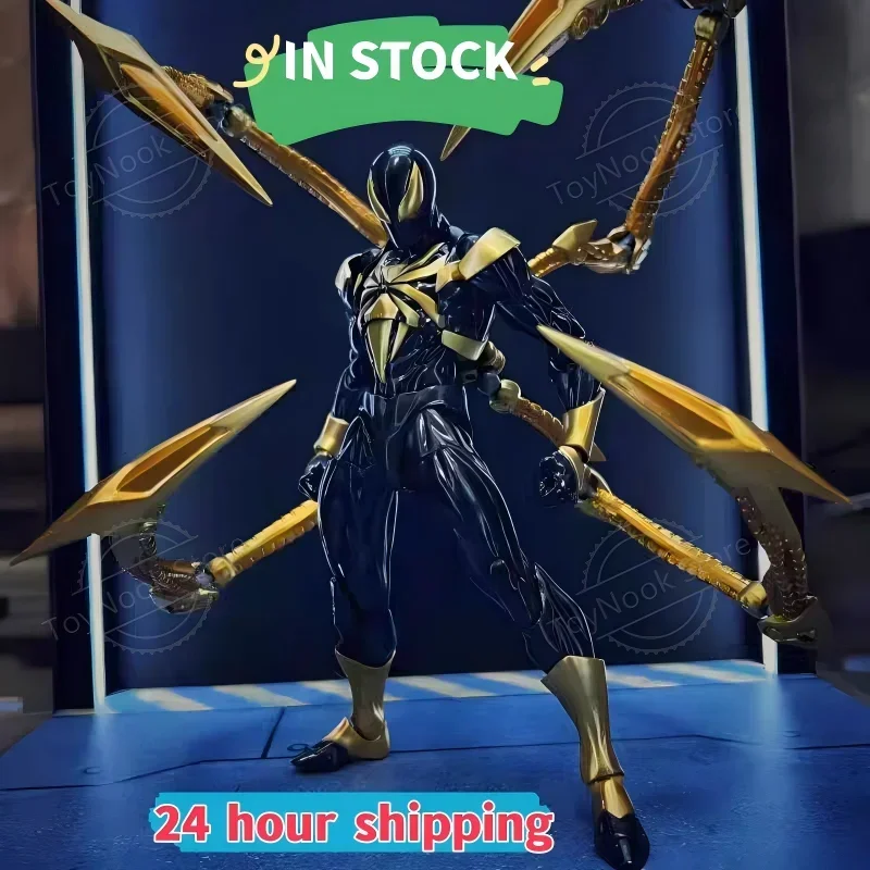 

В наличии НОВИНКА: Фигурка Kaiyodo Iron Spiderman, серия Amazing Yamaguchi, аниме-статуэтка Человек-паук из ПВХ, модель для декора, коллекционная игрушка, подарок