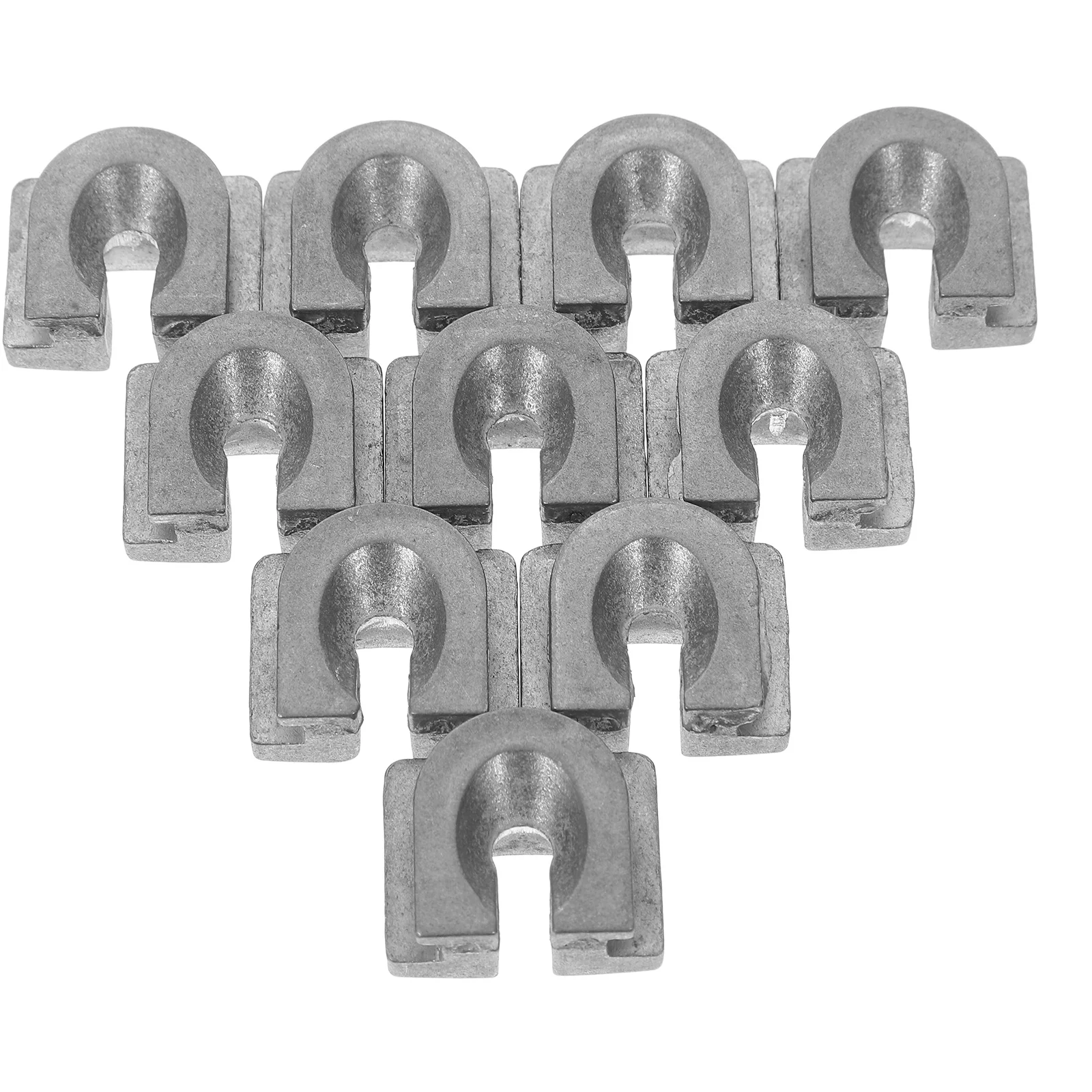 

10pcs Trimmer Head Eyelet Sleeve Lawn Mower Accessories Aluminum Alloy Eater Line Guide Grass Trimmer Port Universal Fit