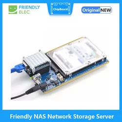 Single Disk 2.5 Network Storage Server Friendly NAS DIY Deity Gigabit Network BT/PT Download Aluminum Metal for NanoPi NEO / NEO