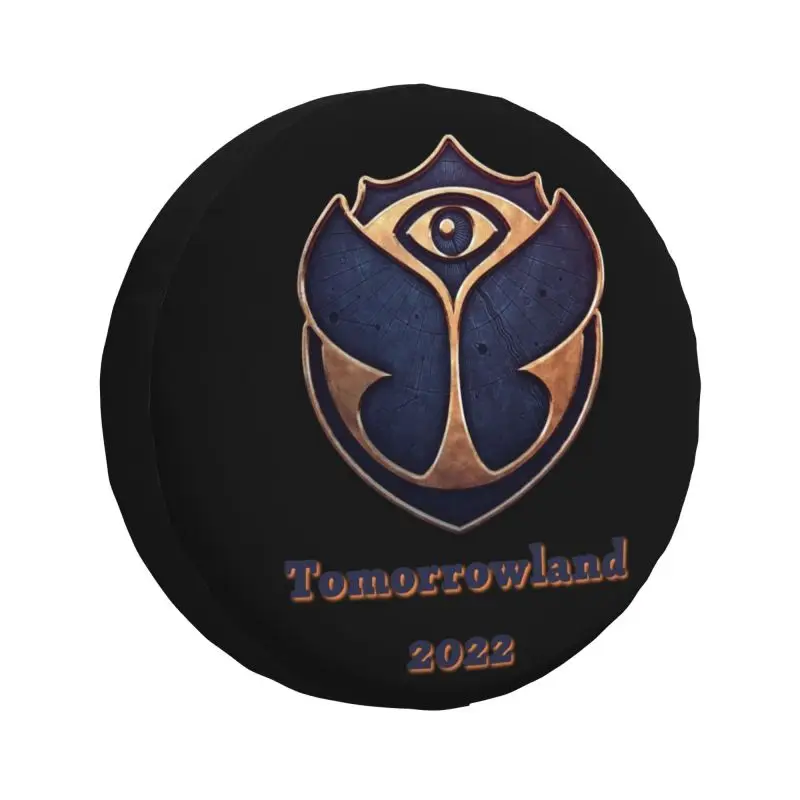 Tomorrowland Logo Tire Cover 4WD 4x4 RV Festival Spare Wheel Protector for Jeep Wrangler 14