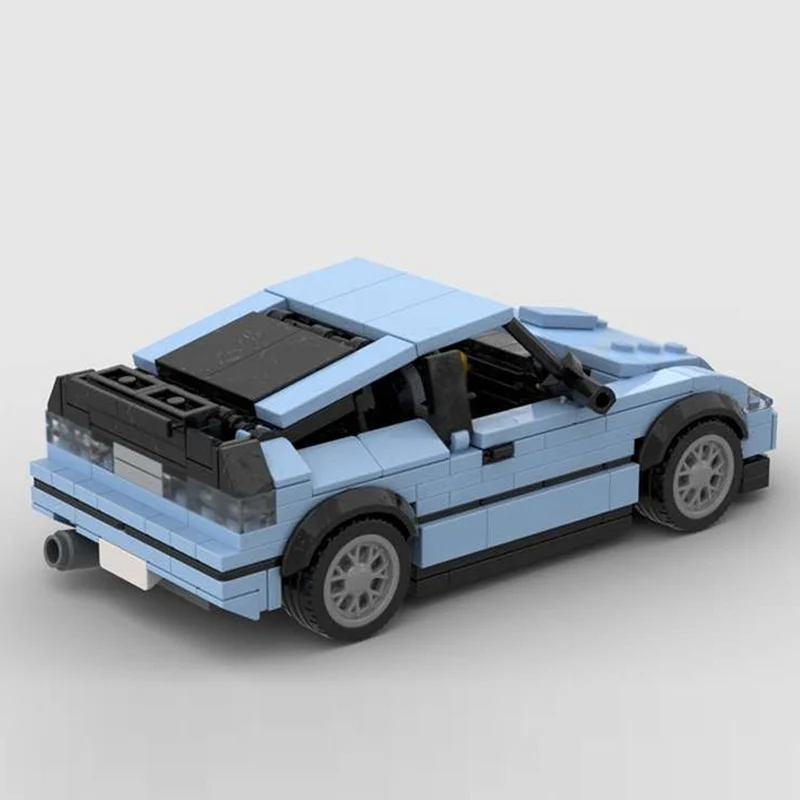 Geschwindigkeit Racing Auto Modell MOC Bausteine CRX Top Tier Sport Auto Modulare Technologie Geschenke Urlaub Montieren Kinder Spielzeug Anzug