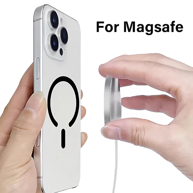 1/3/5 Stück Handy-Metallplatten für Magsafe, Smartphone-Zubehör, Aufkleber auf der Rückseite, Eisenblech für iPhone 17, 16, 15, Samsung Xiaomi – Detail 3