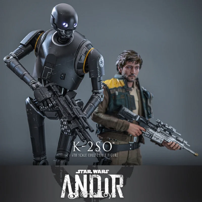

Оригинальная коллекционная модель HOTTOYS HT 1/6 TMS156 Star Wars Andor Season II K-2so Safety Robot, 12-дюймовая фигурка-робот, игрушка в масштабе 1:6
