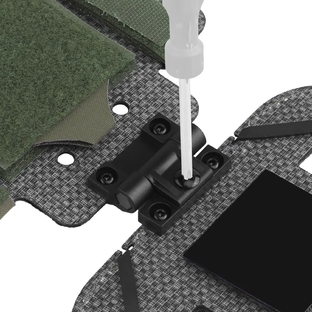 Leggero MOLLE scheda di navigazione pieghevole Map Case Admin Hook Panel supporto per telefono cellulare cerniera regolabile caccia tattica