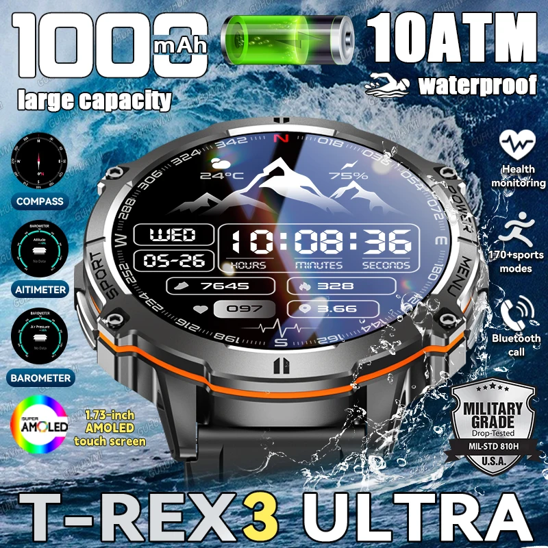 Altimeter Compass Watch - Новые военные смарт-часы 2026 года для