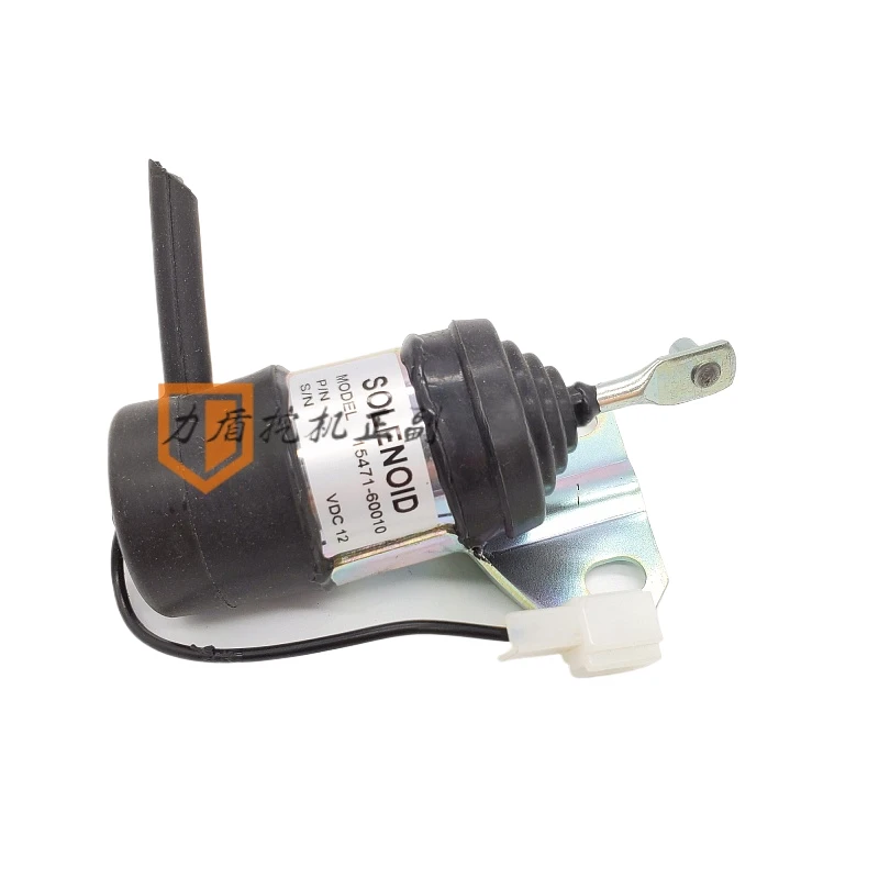 For Kubota U10/15 engine shutdown switch solenoid valve oil cut-off valve 15471-60010 excavator accessories